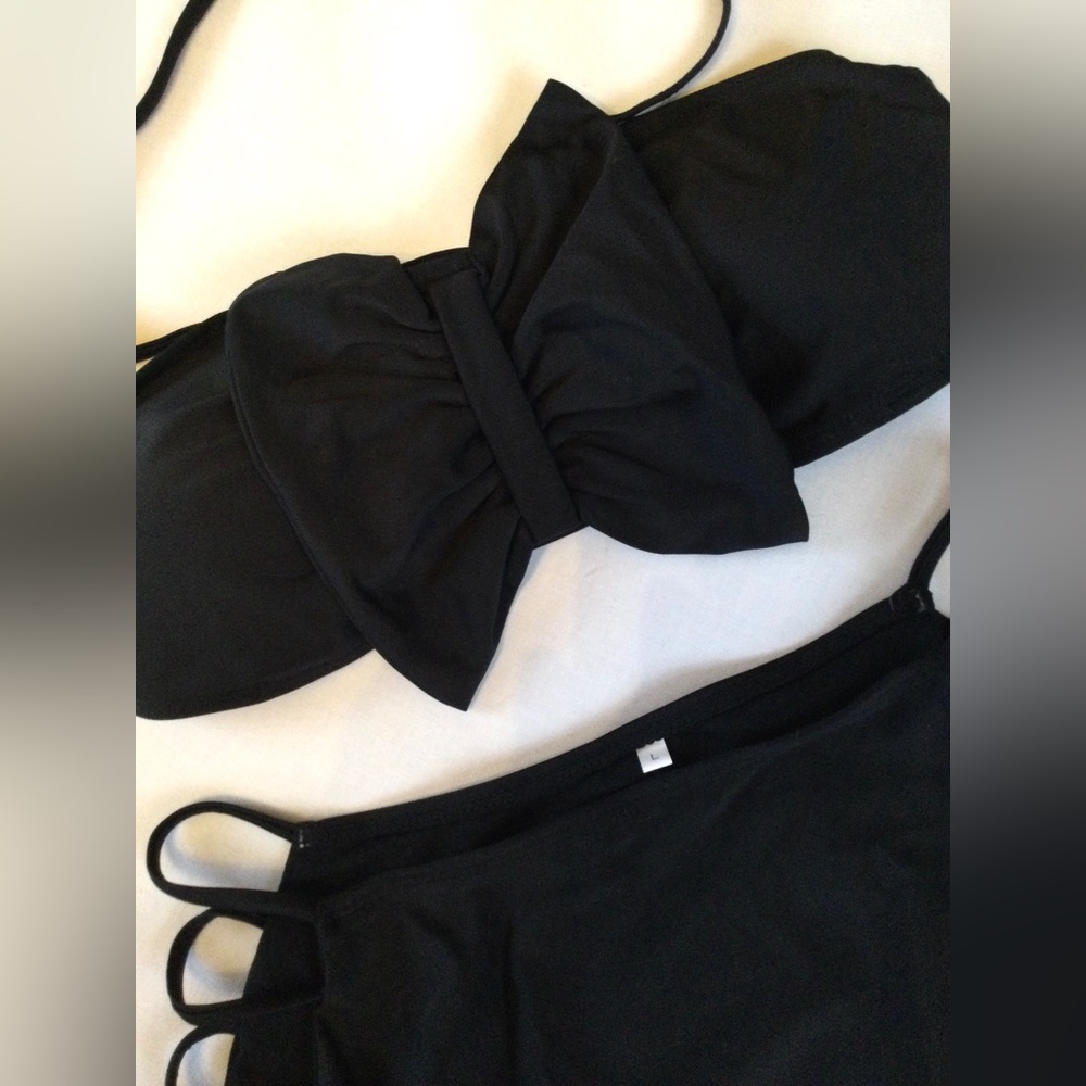 Two Piece Black Bikini New